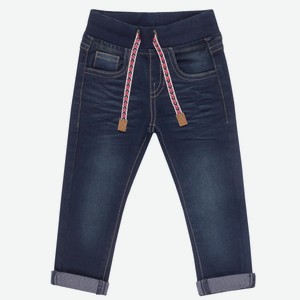 Брюки-джинсы для мальчика Barkito «Деним», сине-се (80)