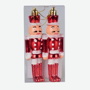 Елочные украшения Santa s World в наборе: Солдатики (красный) 2шт 13 см Арт. HV1302-5894S03