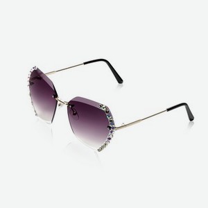 Женские солнечные очки Ameli ( киски, без оправы, стразы )