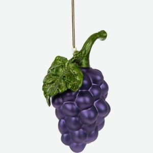 Ёлочное украшение 23-1803-239 Виноград цвет: темно-фиолетовый, 13 см