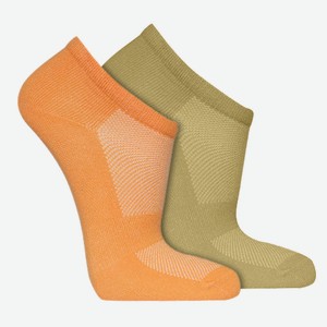 Носки детские Акос 2 пары, оранжевый, бежевый (18)