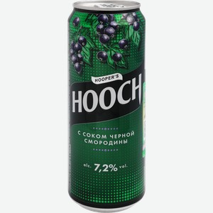 Напиток Hooch черная смородина 7.2% 450мл