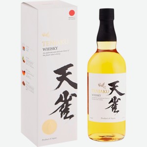 Виски TENJAKU Японский купажированный п/у алк.40%, Япония, 0.7 L