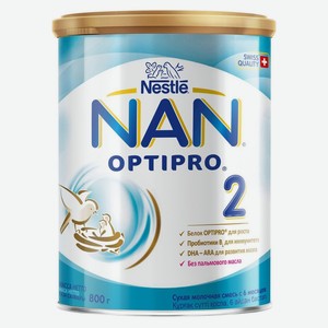 Смесь молочная Nan 2 Optipro, с 6 месяцев, 800 г