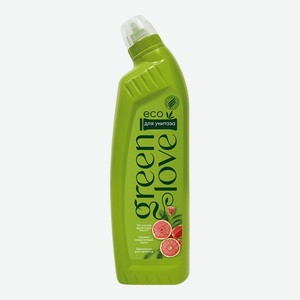 Чистящее средство Green Love для унитаза, Грейпфрут, флакон, 750 мл