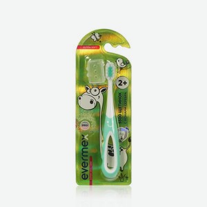 Детская зубная щетка Evermex   Жираф   мягкая 2+. Цены в отдельных розничных магазинах могут отличаться от указанной цены.