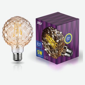Лампа Rev Vintage Gold Filament Кристалл Deco Premium E27 2200K 5W