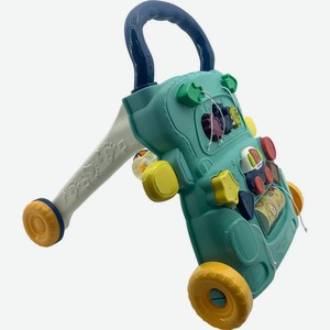 Развивающая игрушка Bibiinn с функционалом «Ходунки» со световыми и звуковыми эффектами, голубая