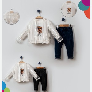 Комплект для мальчика: куртка, лонгслив и штанишки (80)
