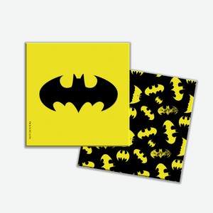 Салфетки бумажные ND Play «Batman» трехслойные 33х33 см, 20 шт.