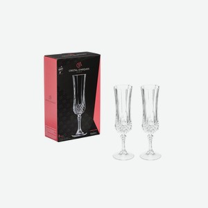 Набор бокалов для шампанского ЛОНГШАМП 2шт 140мл