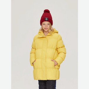 Куртка зимняя для девочки Hola, желтый (128)