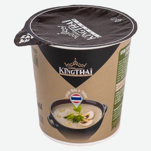 Крем-Суп быстрого приготовления KING THAI  ГРИБНОЙ  30 гр стакан