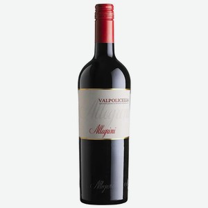 Вино Allegrini Valpolicella красное сухое, 0.75л Италия