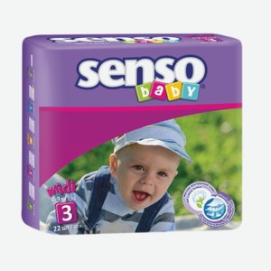 Подгузники «Senso Baby» 4-9 кг, 22 шт.