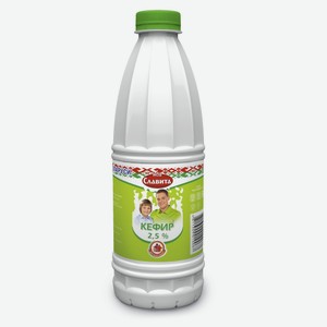 Кефир Моя Славита 2.5% 900 мл, пластиковая бутылка