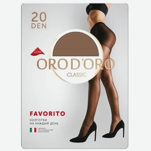 Колготки женские Orodoro Favorito, 20 ден, размер 3, цвет бронзовый