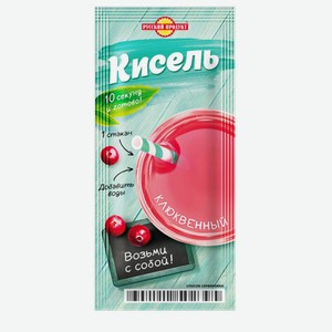 Кисель моментального приготовления Русский продукт Клубника/Клюква 25 г