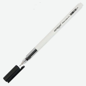 Ручка капиллярная KEYROAD Fineliner 0,4мм черная, 1 шт