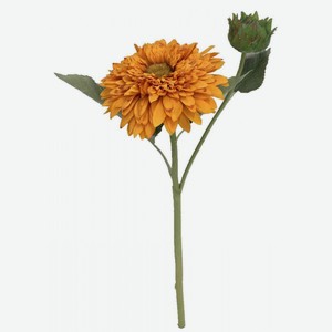 Искусственные цветы подсолнух цвет: темно-желтый 45 см