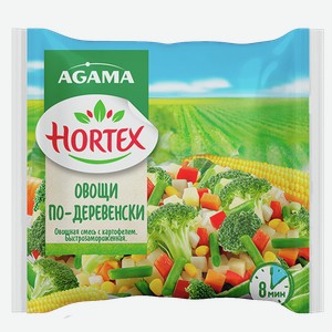 Овощи по-деревенски ХОРТЕКС быстрозаморожены, 0.4кг
