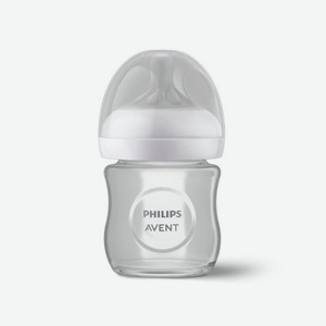 Бутылочка Philips Avent серии Natural Response, стекло, 0 мес+, 120 мл, 1 шт.
