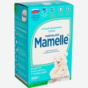 Смесь Mamelle молочная сухая c 0 до 12месяцев 600г