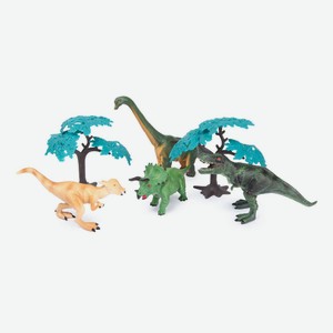 Набор фигурок Attivio Динозавры 4шт с аксессуарами OTG0936352