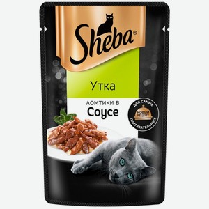 SHEBA для взрослых кошек ломтики в соусе с уткой пауч 75 гр (75 гр)