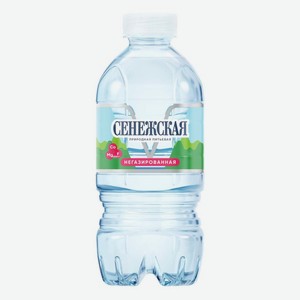 Вода минеральная Сенежская негазированная, 0.33 л, пластиковая бутылка