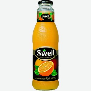 Сок Swell апельсин с мякотью, 750  мл, стеклянная бутылка