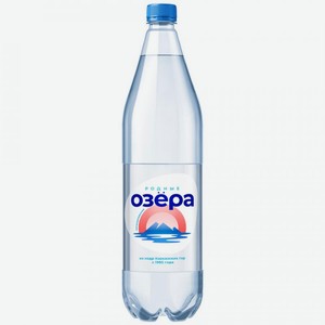 Вода минеральная Родные Озёра негазированная природная, 1.5 л, пластиковая бутылка