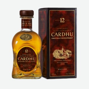 Виски Cardhu, 12 летней выдержки 0.7л