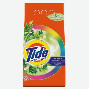 Стиральный порошок Tide Автомат Сибирские Травы Color, 3 кг