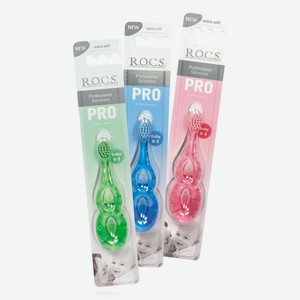 Зубная щётка R.O.C.S. Pro Baby от 0 до 3 лет в ассортименте