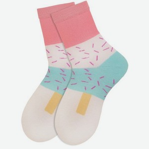Носки для детей Гранд  Мороженое на палочке , розовый/белый/голубой (16-18)