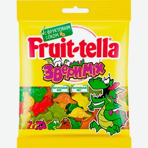 Мармелад Fruittella жевательный Звери Mix 70г