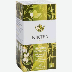 Чай зелёный Niktea Jasmine Emerald, 25×2 г