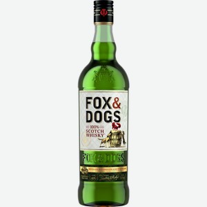 Виски FOX & DOGS Купажированный алк.40%, Россия, 0.7 L