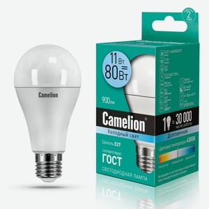 Лампа эл светодиодная Camelion LED11-A60/845/E27 11Вт 220В