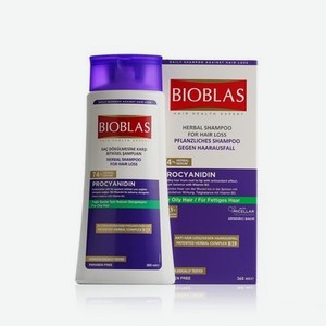 Шампунь для жирных волос Bioblas Anti-Hair Loss   Procyanidin   360мл