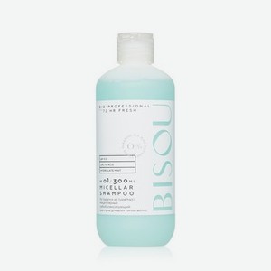 Мицеллярный себобалансирующий шампунь для волос Bisou Bio-professional   till 72 HR Fresh   300мл