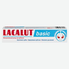 Зубная паста Lacalut BASIC, 75мл