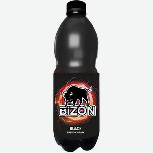 Напиток Bizon Black энергетический безалкогольный газированный 500мл