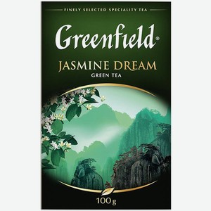 Чай Greenfield Jasmine Dream зелёный крупнолистовой, 100г