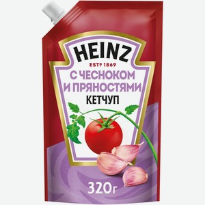 Кетчуп Heinz с чесноком и пряностями, 320г