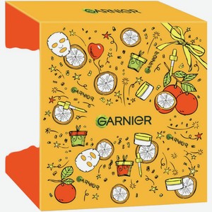 Набор подарочный Garnier Гель-сияние Витамин С и Маска тканевая Увлажнение Витамин C для лица