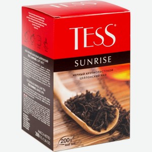 Чай чёрный Tess Sunrise, 200 г
