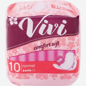 Прокладки VIVI Comfort Normal Soft, Россия, 10 шт