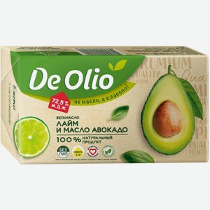 Вега-масло De Olio со вкусом лайма и маслом авокадо 72.5%, 180 г